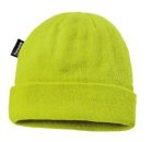 Warnschutz Strickmütze leuchtgelb